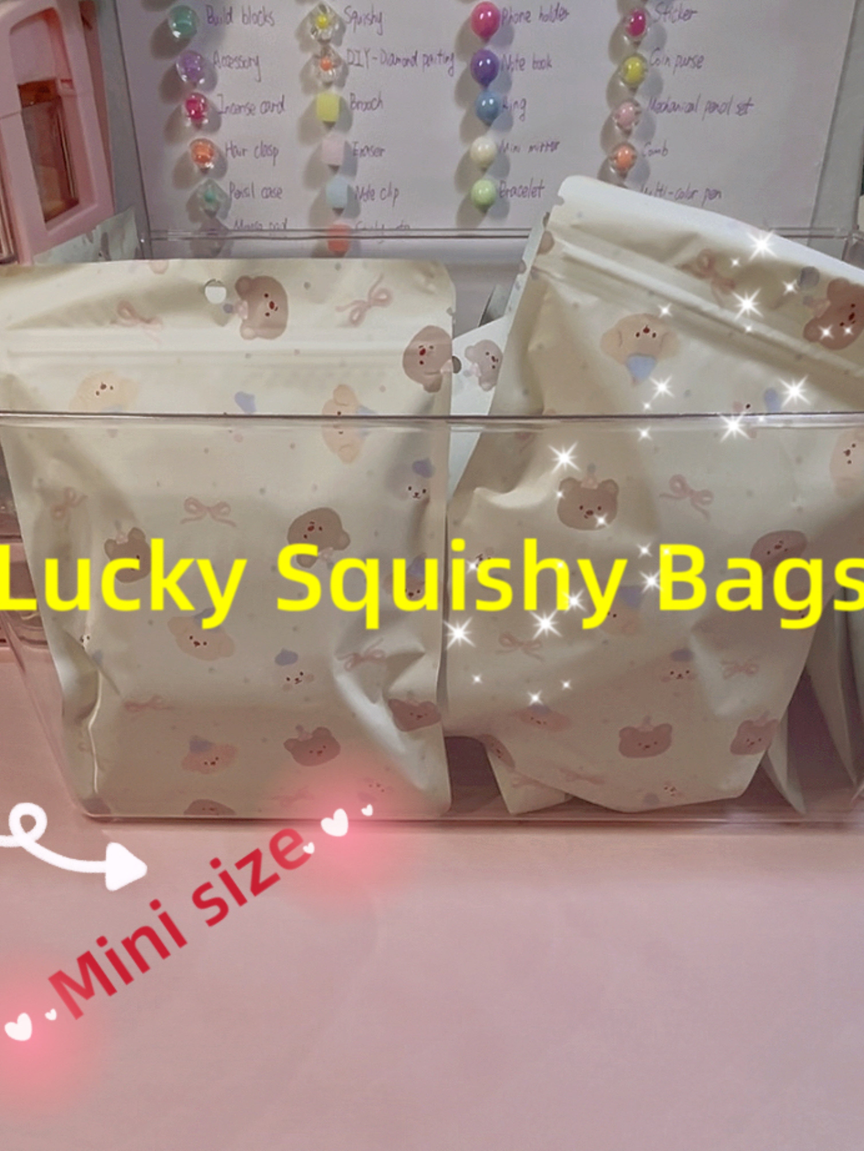 Lucky Small Squishy Bags (10 packages)